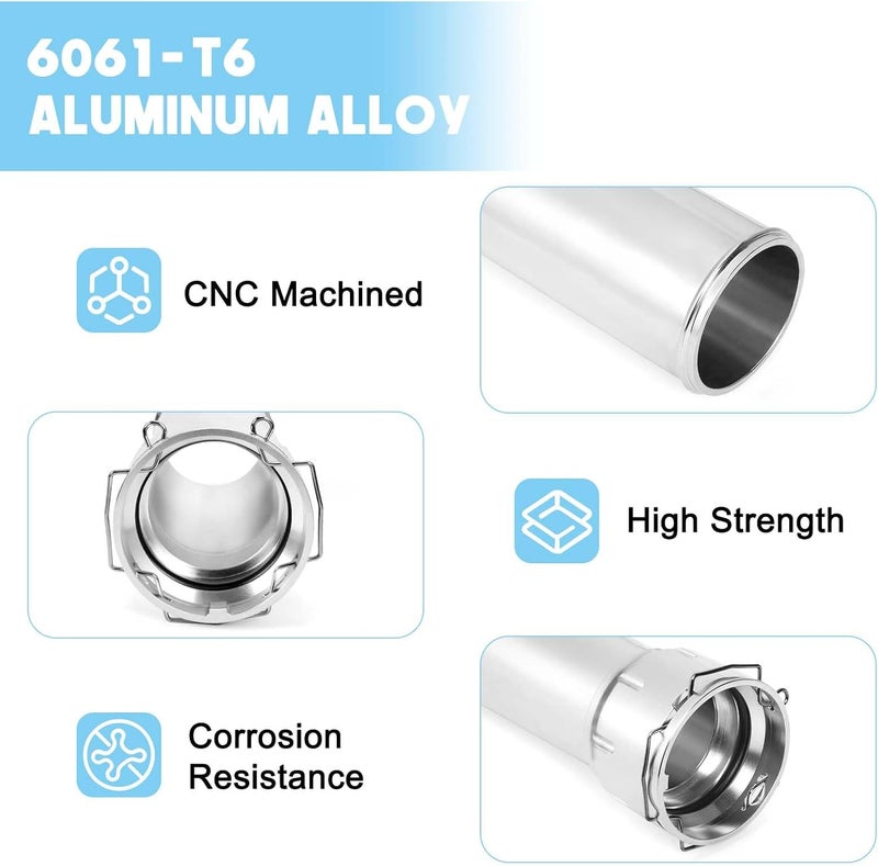 Atesilor 55513244 Upgraded Turbo Intercooler Resonator Tube with O-Ring Compatible with GMC Yukon Chevrolet Silverado Tahoe Suburban Cadillac Escalade with Duramax 3.0L L6 Diesel LM2/LZ0 2020+ - Image 5